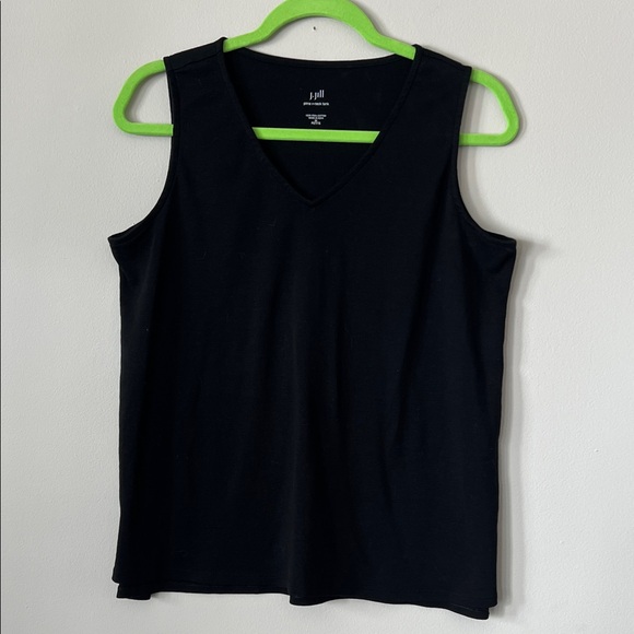 J. Jill Tops - J. Jill Black V-Neck Sleeveless Top